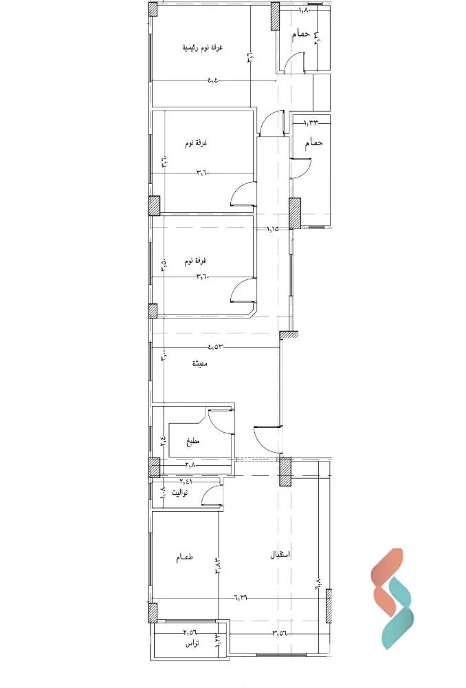 شقة بحديقة للبيع بمساحة 196 متر و 4 غرف في التجمع الخامس - القاهرة الجديدة القاهرة