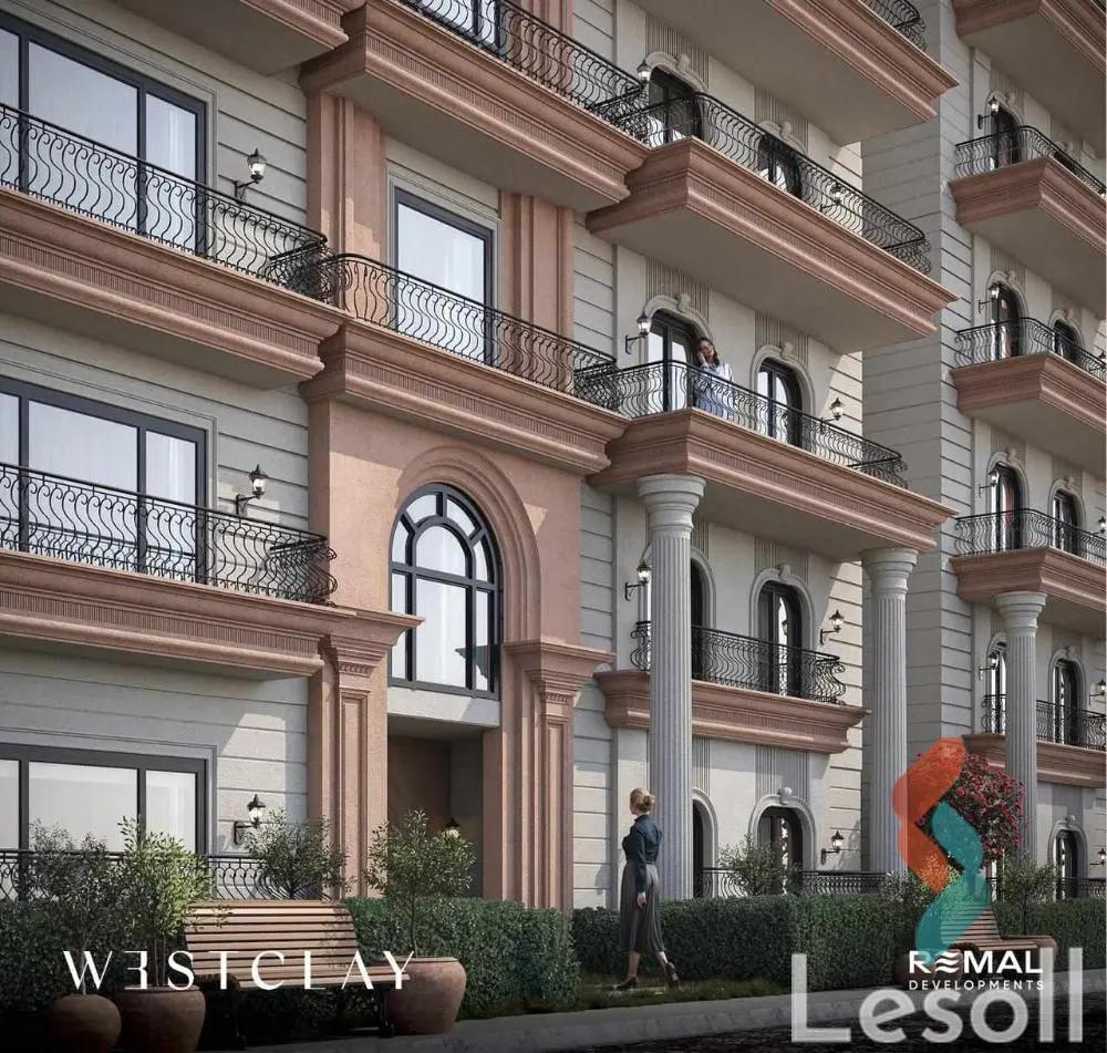 Apartment with garden for sale with an area 110 meters and 2 room in October 6 Giza