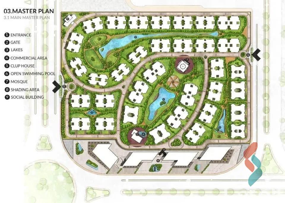 شقق فندقية للبيع بمساحة 97 متر و غرفتان في حدائق اكتوبر الجيزة
