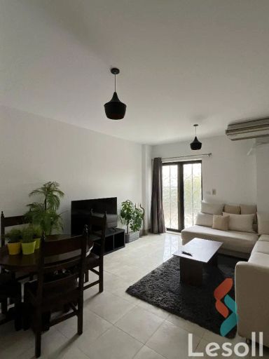 Apartment with garden for monthly rent with an area 95 meters and 1 room in New Cairo Cairo