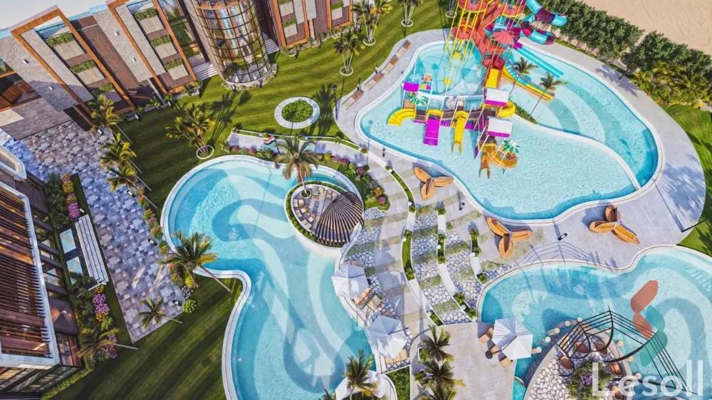 شقق فندقية للبيع بمساحة 132 متر و غرفتان في الغردقة البحر الأحمر