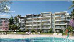 شاليه للبيع 140م فيو لاجون قرية دوس الساحل الشمالي شركة آكام الراجحي