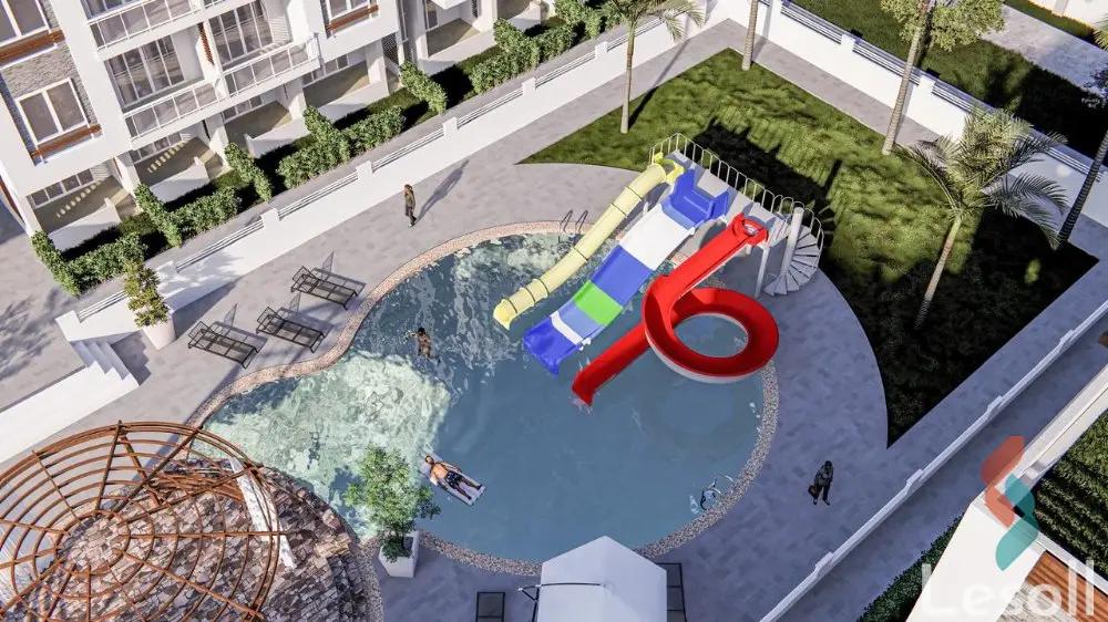 Chalet for sale with an area 55 meters and 1 room in El Hamam Matrouh