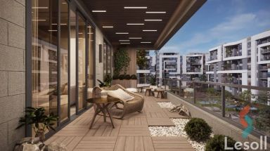 شقة بحديقة للبيع بمساحة 147 متر و 3 غرف في العاصمة الإدارية القاهرة