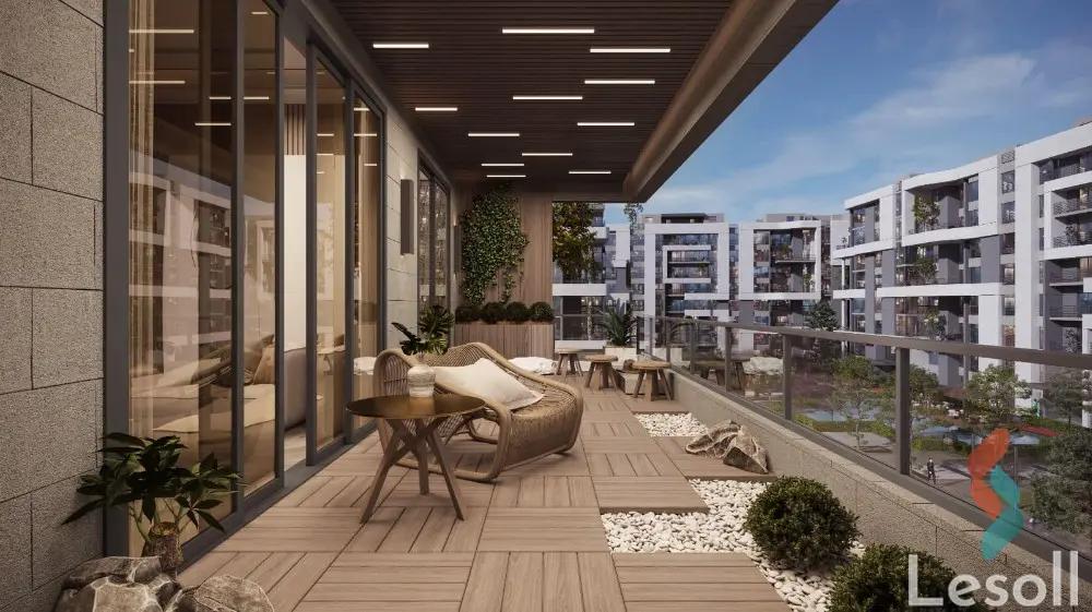 شقة بحديقة للبيع بمساحة 147 متر و 3 غرف في العاصمة الإدارية القاهرة