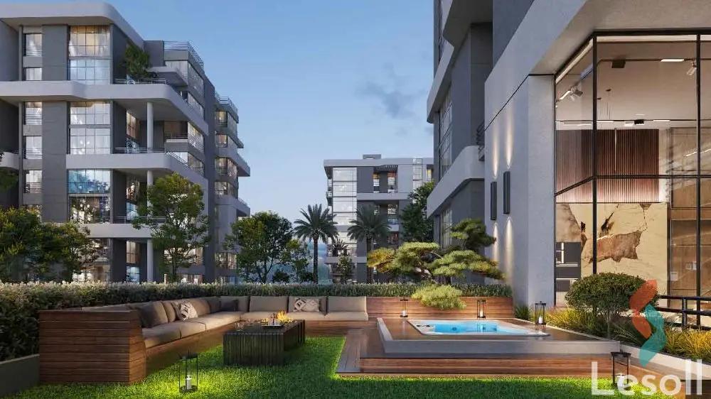 Apartment with garden for sale with an area 147 meters and 3 rooms in Capital New Cairo - All Images