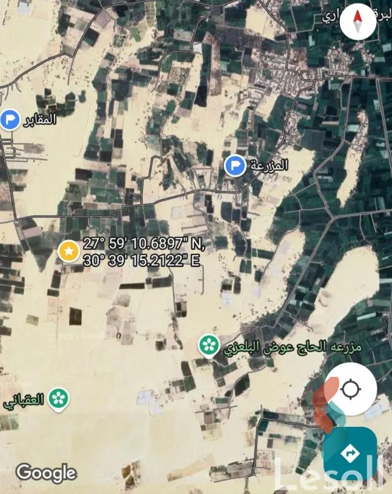 Agriculture land for sale with an area 33,600 meters in Minya Minya