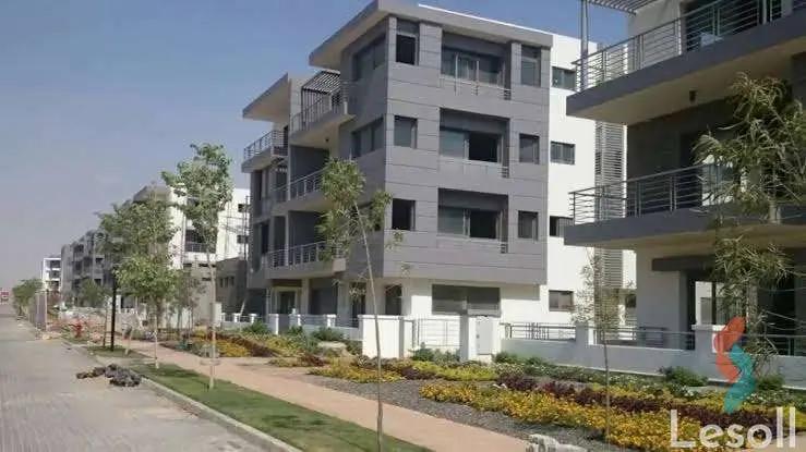 شقة بحديقة للبيع بمساحة 166 متر و 3 غرف في القاهرة الجديدة القاهرة