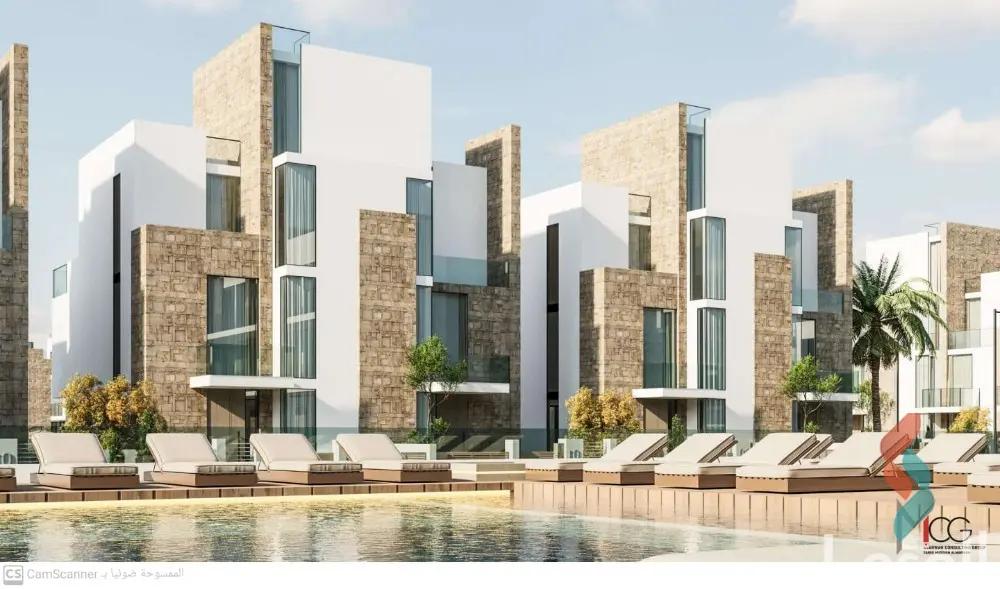 شقة بحديقة للبيع بمساحة 86 متر و غرفة واحدة في الغردقة البحر الأحمر