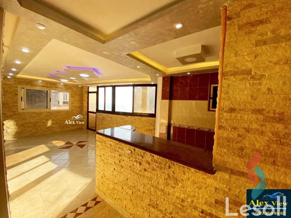Apartment for sale with an area 100 meters and 3 rooms in Al Mandara Alexandria