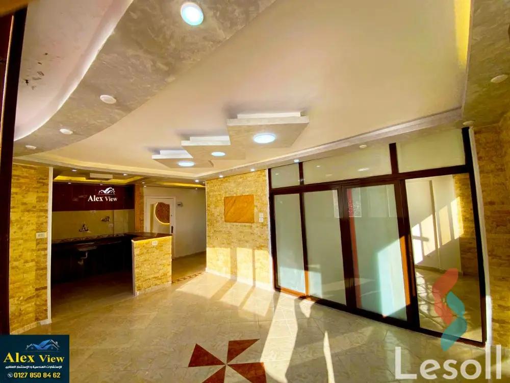Apartment for sale with an area 100 meters and 3 rooms in Al Mandara Alexandria