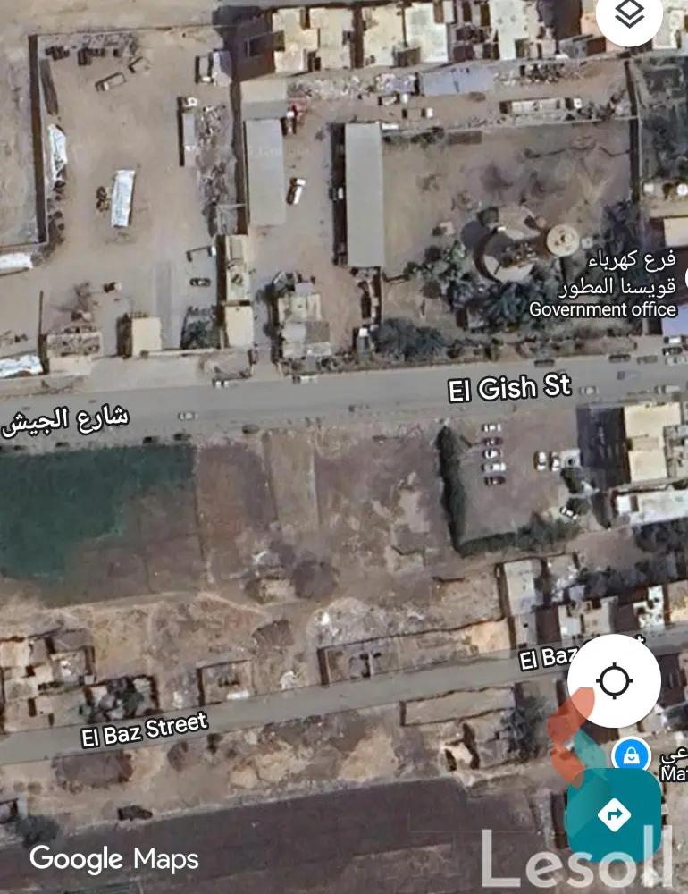 Agriculture land for sale with an area 1,700 meters in Quesna Menofia