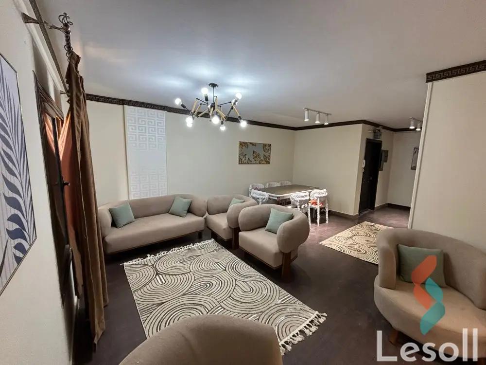 Hotel Apartment for yearly rent with an area 155 meters and 3 rooms in Rehab Cairo