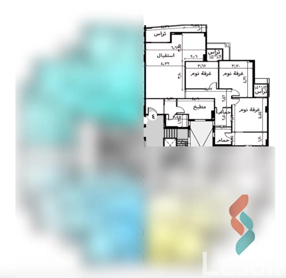 Apartment for sale with an area 187 meters and 3 rooms in Capital New Cairo - Image 4