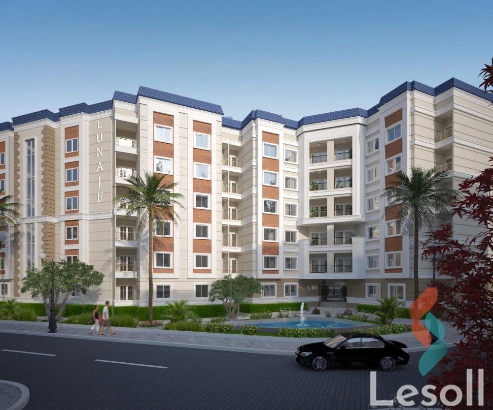 شقة بحديقة للبيع بمساحة 152 متر و 3 غرف في مدينة بدر القاهرة