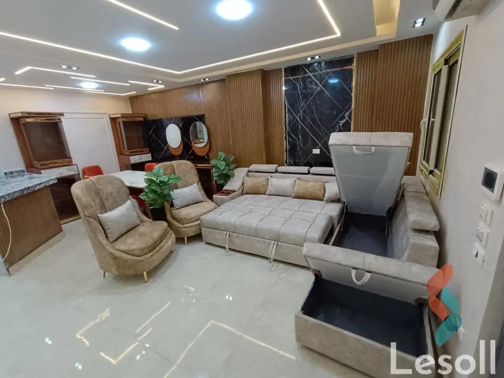 شقة بحديقة للبيع بمساحة 135 متر و 3 غرف في حدائق الأهرام الجيزة