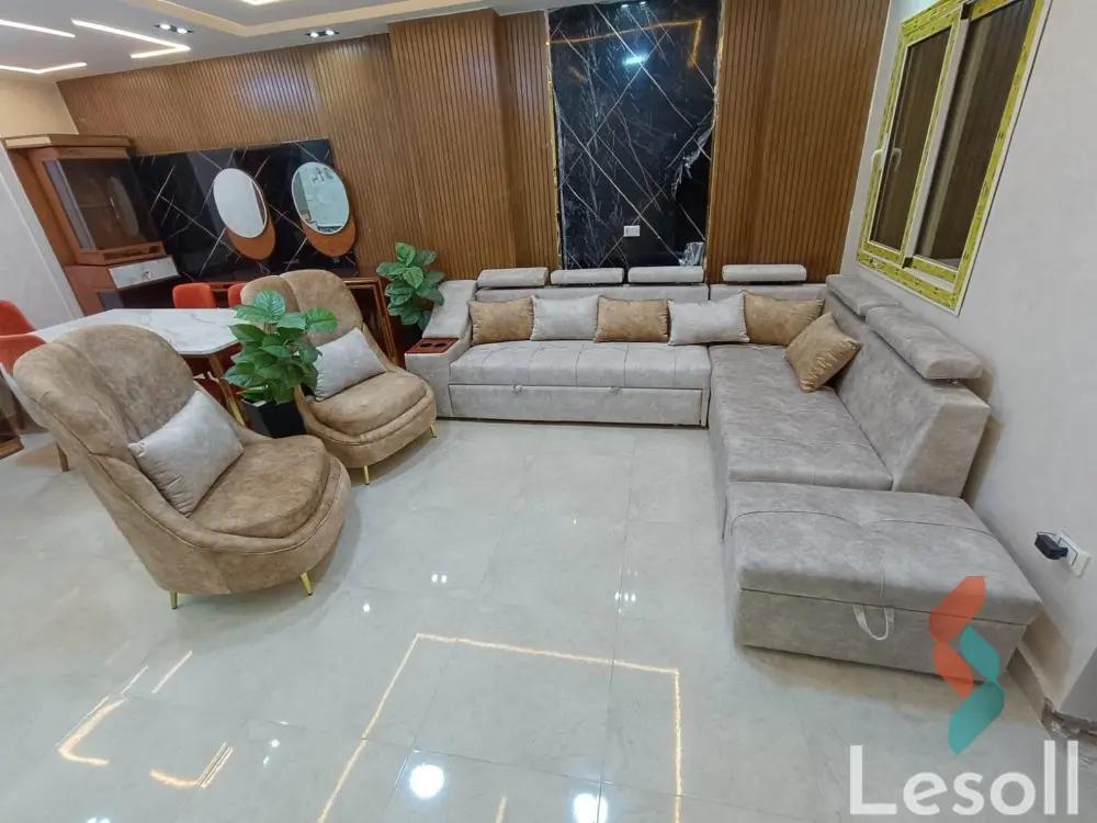 شقة بحديقة للبيع بمساحة 135 متر و 3 غرف في حدائق الأهرام الجيزة - كل الصور