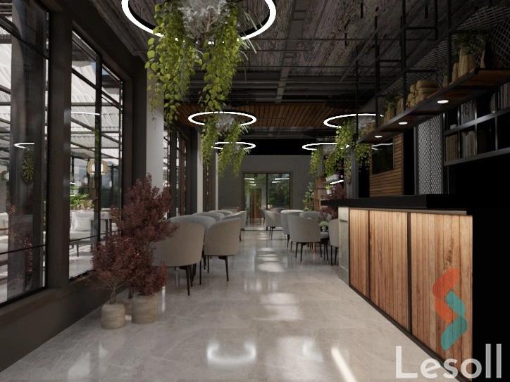 Cafe for sale with an area 210 meters in October 6 Giza