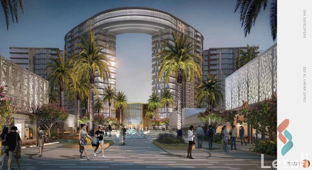 شقة للبيع بمساحة 118 متر و غرفتان في الشيخ زايد الجيزة