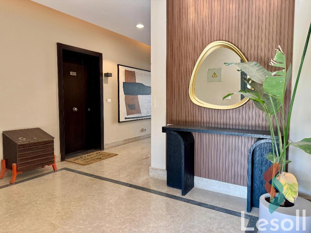 شقة بحديقة للايجار الشهري بمساحة 120 متر و غرفتان في التجمع الخامس - القاهرة الجديدة القاهرة