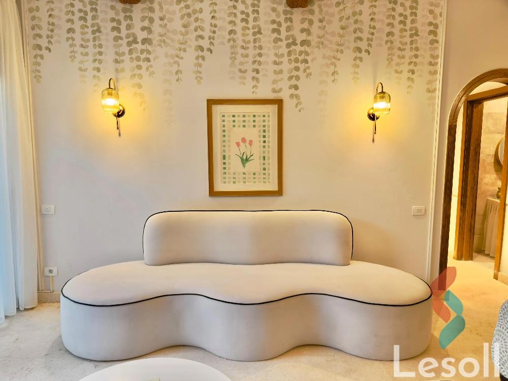 شقة بحديقة للايجار الشهري بمساحة 120 متر و غرفتان في التجمع الخامس - القاهرة الجديدة القاهرة