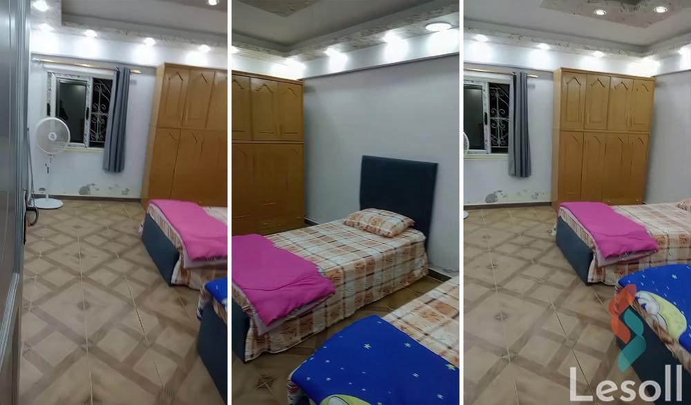 شقة للايجار الشهري بمساحة 125 متر و غرفتان في 6 اكتوبر الجيزة