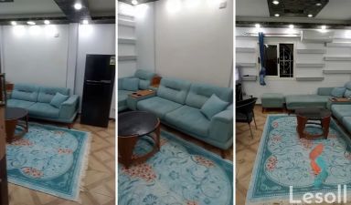 شقة للايجار الشهري بمساحة 125 متر و غرفتان في 6 اكتوبر الجيزة
