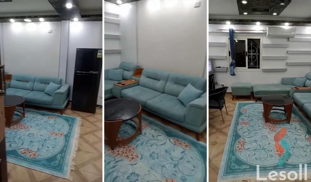 شقة للايجار الشهري بمساحة 125 متر و غرفتان في 6 اكتوبر الجيزة