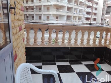 Apartment for monthly rent with an area 110 meters and 2 room in Agamy Alexandria