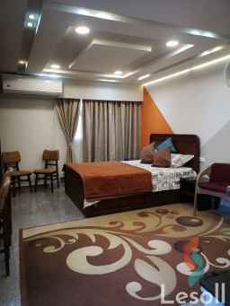 استوديو متكامل مع روف وبلكونة للإيجار بالحي الثامن ب6 أكتوبر