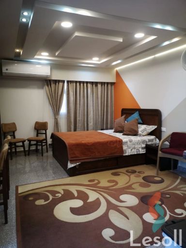 Studio for monthly rent with an area 30 meters and 1 room in October 6 Giza