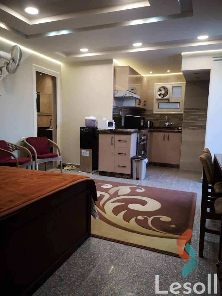 Studio for monthly rent with an area 30 meters and 1 room in October 6 Giza