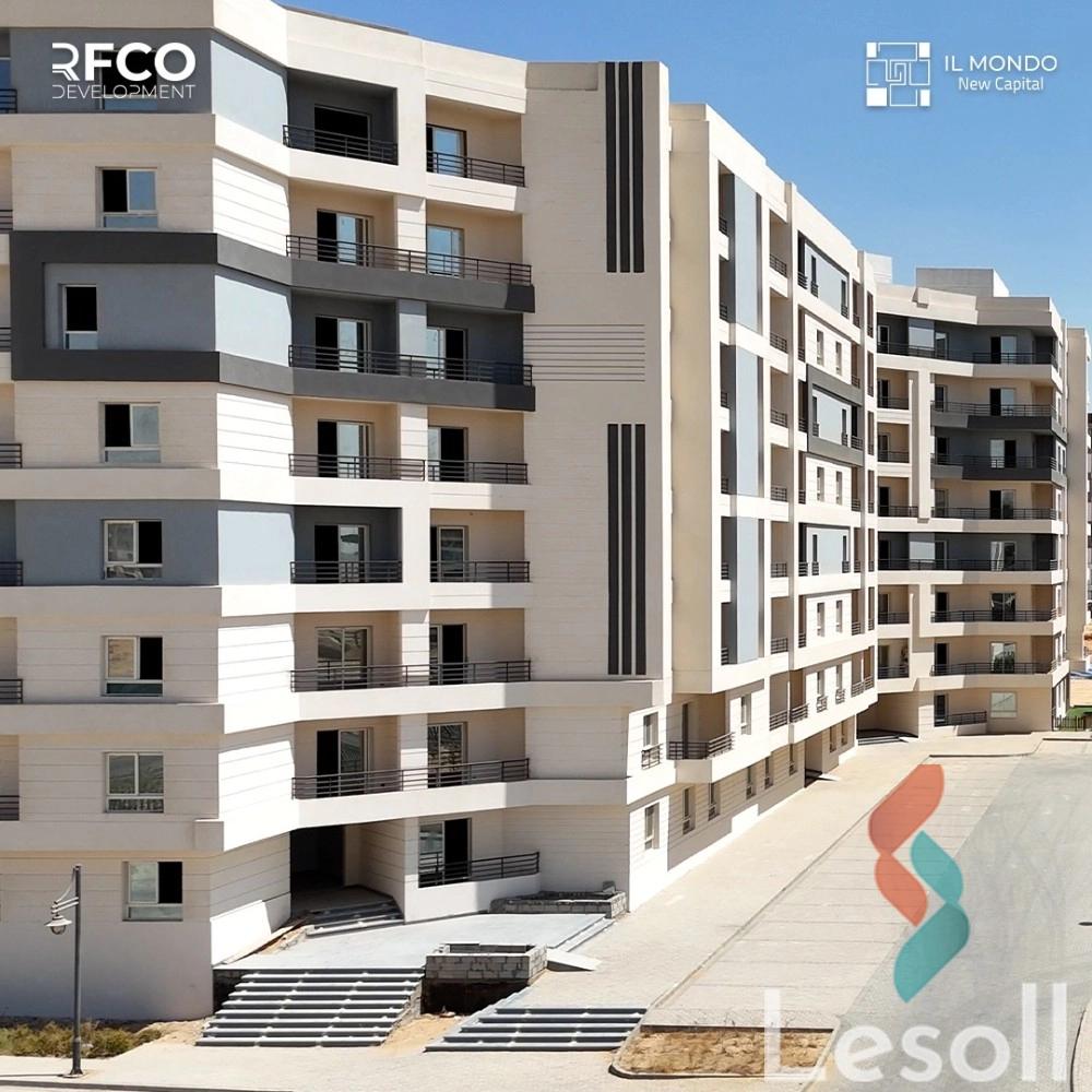 شقة للبيع بمساحة 120 متر و غرفتان في العاصمة الإدارية القاهرة - كل الصور