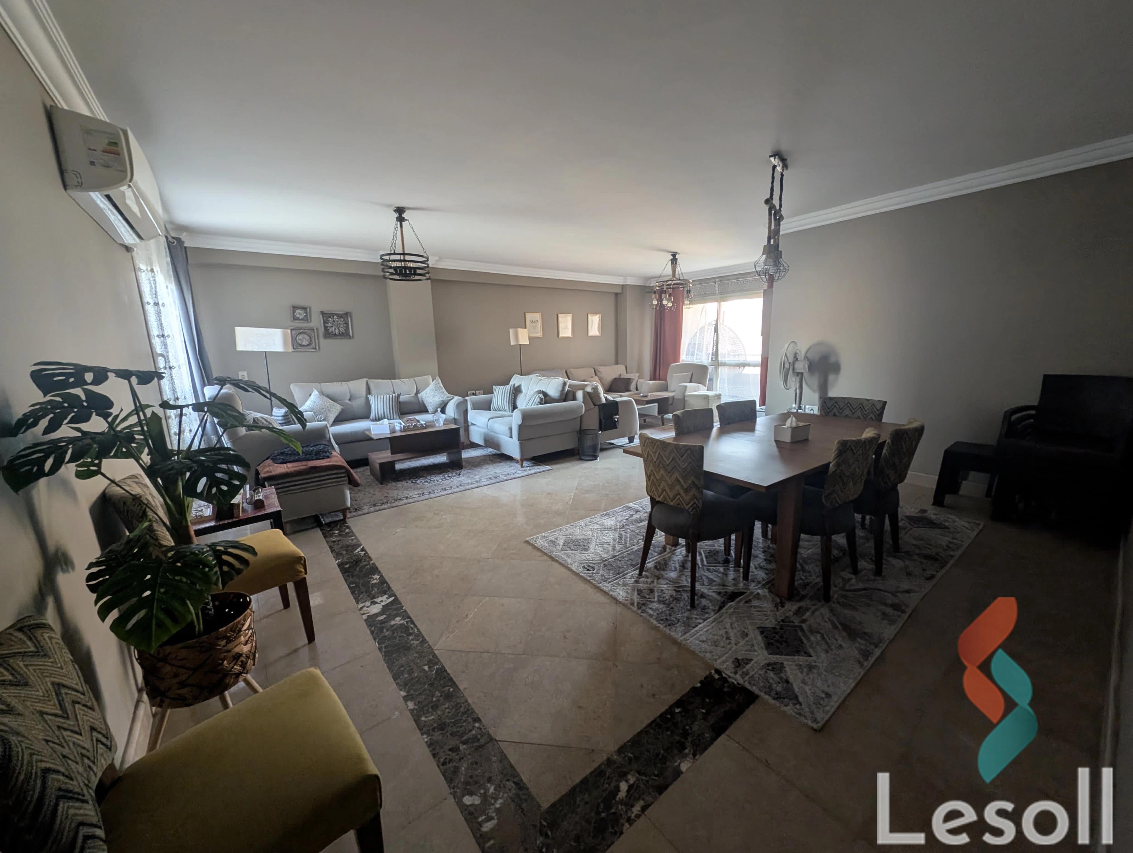 شقة للبيع بمساحة 205 متر و 3 غرف في زهراء المعادي القاهرة