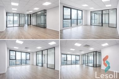 مكتب للايجار الشهري بمساحة 200 متر في العاشر من رمضان الشرقية