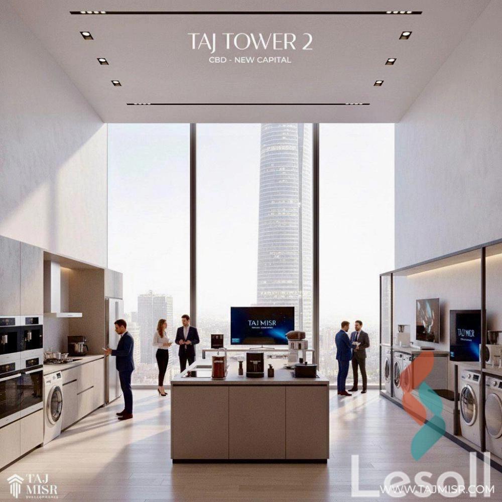 Office for sale with an area 40 meters in Capital New Cairo