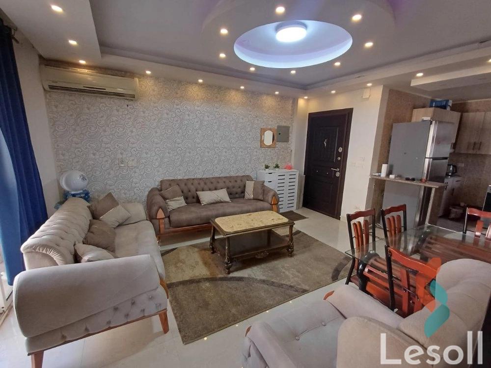 Apartment for monthly rent with an area 100 meters and 2 room in Madinty Cairo