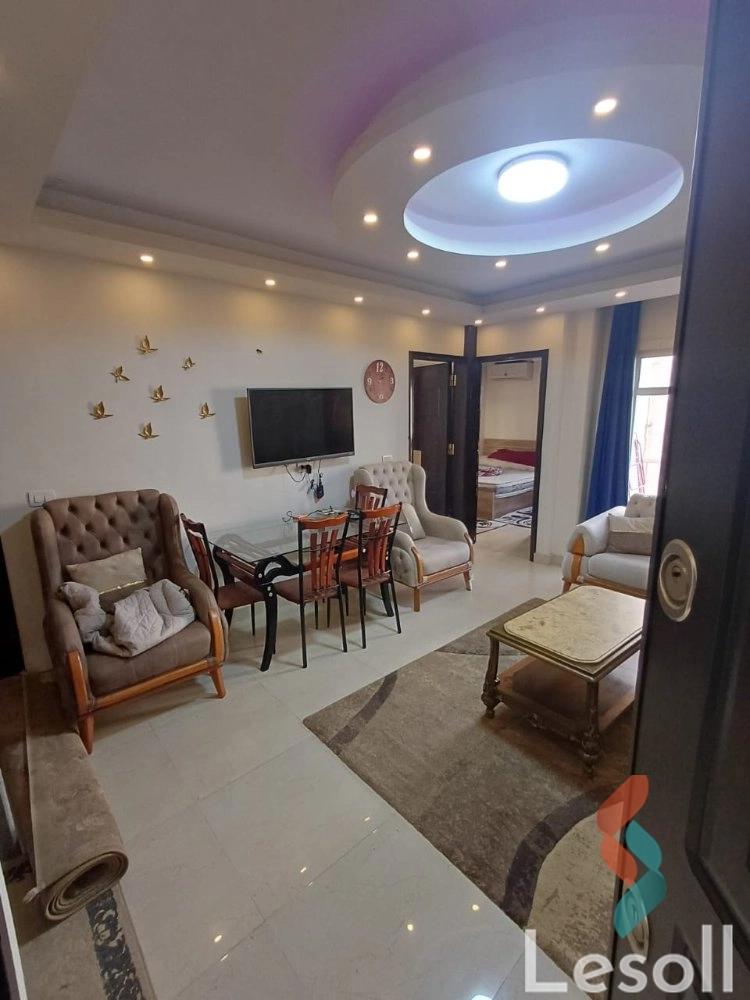 Apartment for monthly rent with an area 100 meters and 2 room in Madinty Cairo