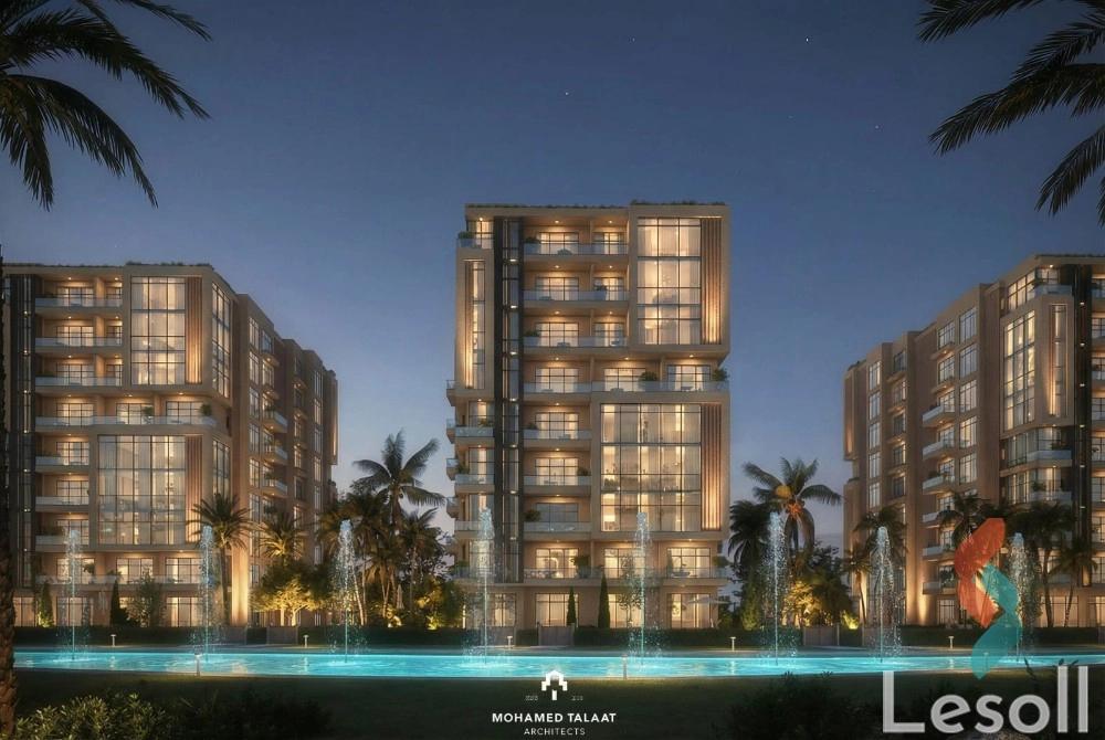 شقة للبيع بمساحة 105 متر و غرفتان في العاصمة الإدارية القاهرة