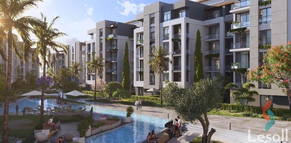 شقة للبيع بمساحة 107 متر و غرفتان في التجمع السادس - القاهرة الجديدة القاهرة