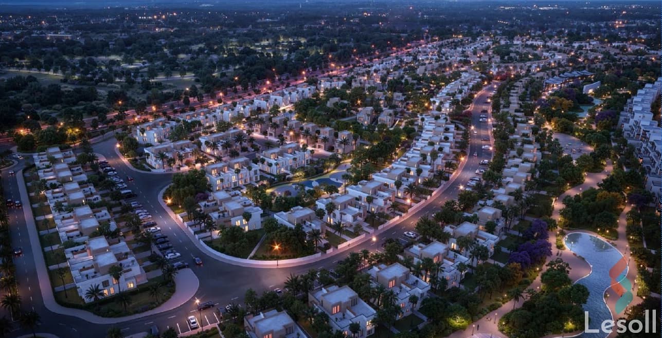 Townhouse 212 sqm for sale in compound 6th Settlement by Hyde Park installments Townhouse 212 sqm for sale in compound 6th Settlement by Hyde Park installments