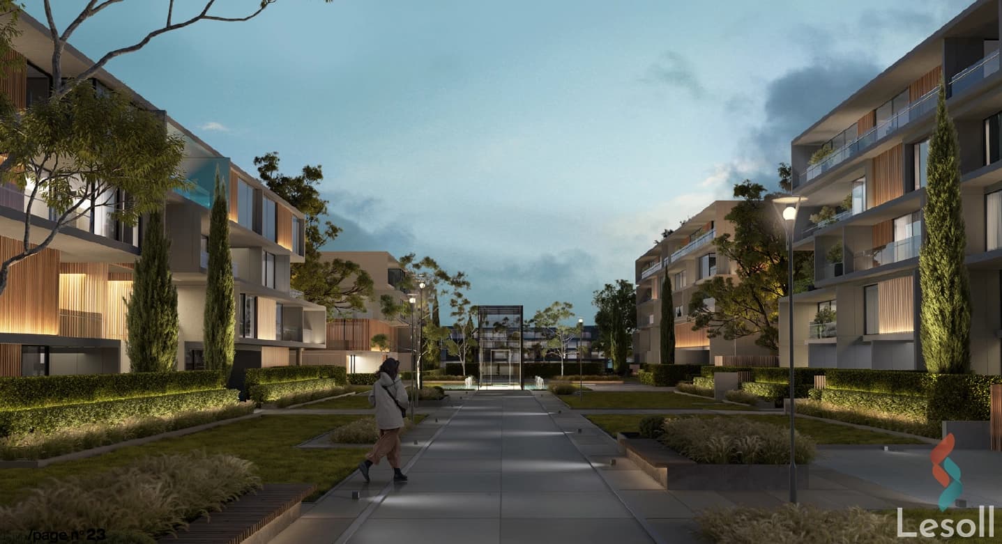 Apartment 121 sqm for sale in Nmq compound 6th of October by Melee Development installments Apartment 121 sqm for sale in Nmq compound 6th of October by Melee Development installments