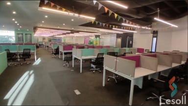 مساحات مكتبيه للايجار الشهري بمساحة 940 متر في وسط البلد القاهرة