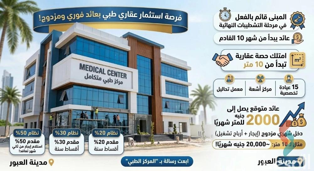 عياده للبيع بمساحة 10 متر في القليوبية عياده للبيع بمساحة 10 متر في القليوبية