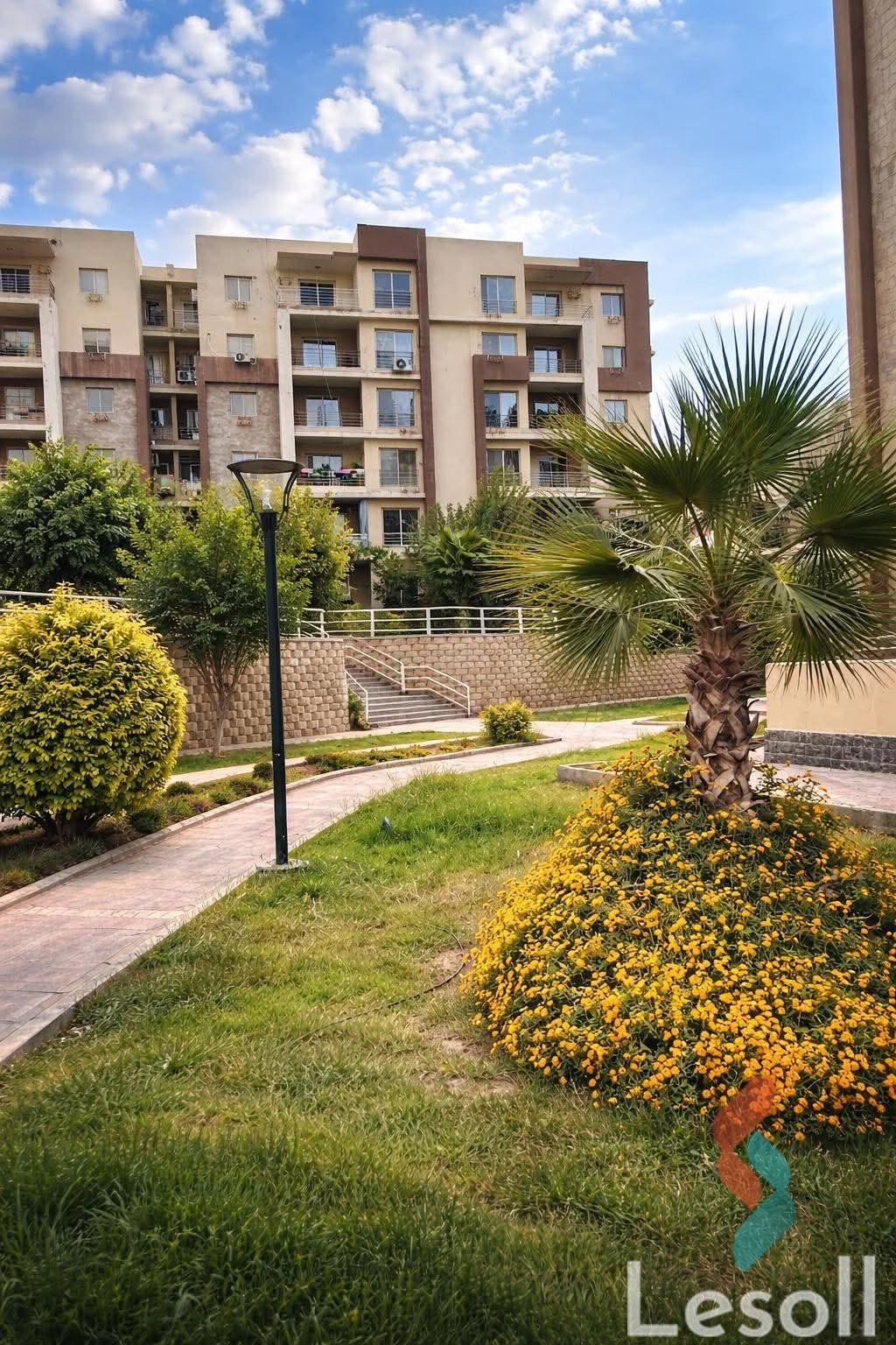 شقة بحديقة للبيع بمساحة 150 متر و 3 غرف في مدينة بدر القاهرة - صورة 2