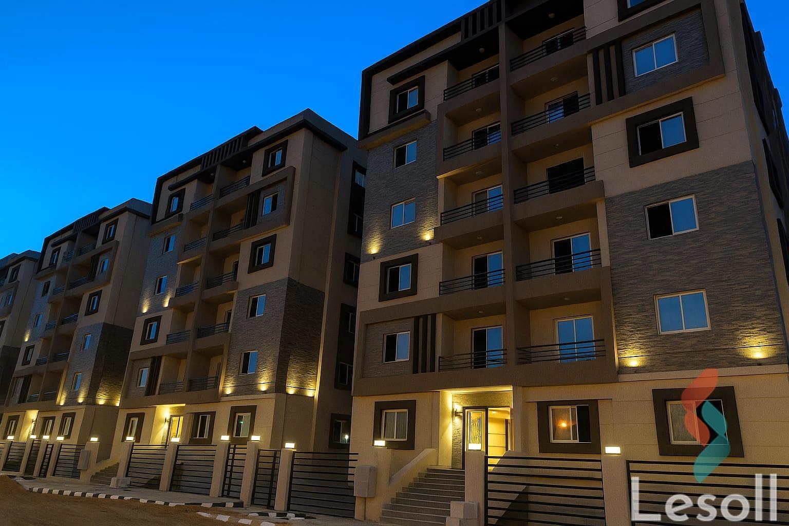 شقة للبيع بمساحة 90 متر و غرفتان في حدائق اكتوبر الجيزة - صورة 4