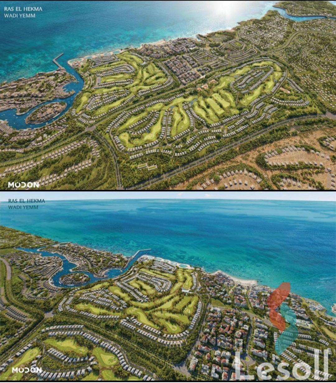 شالية للبيع بمساحة 93 متر و غرفة واحدة في راس الحكمة مطروح - صورة 2