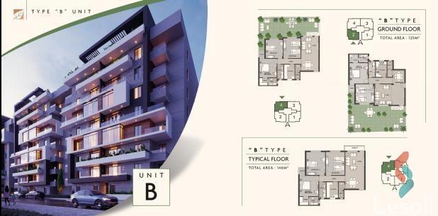 شقة للبيع بمساحة 160 متر و 3 غرف في التجمع الخامس - القاهرة الجديدة القاهرة - صورة 4