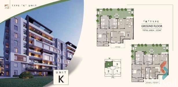 شقة للبيع بمساحة 160 متر و 3 غرف في التجمع الخامس - القاهرة الجديدة القاهرة - صورة 2