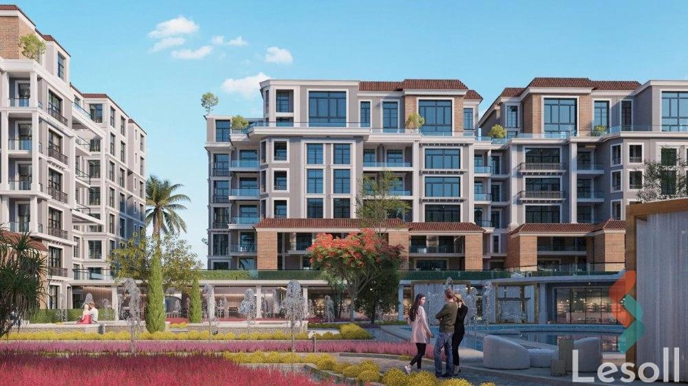 شقة بحديقة للبيع بمساحة 120 متر و غرفتان في التجمع الخامس - القاهرة الجديدة القاهرة - صورة 2